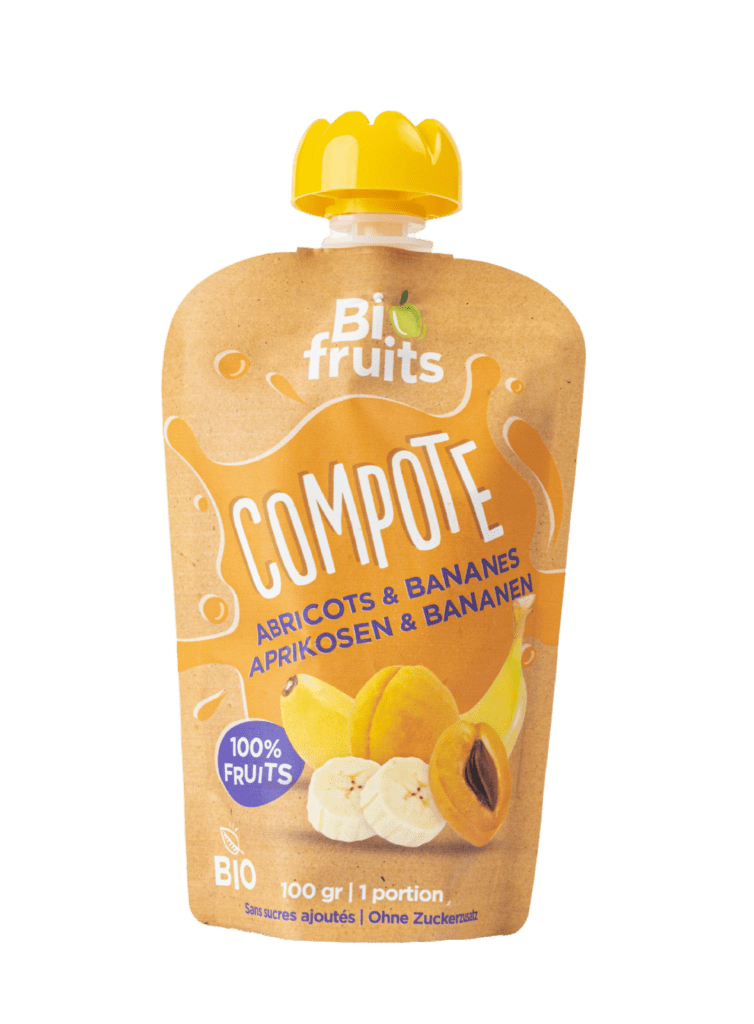 Compote abricots & bananes Opaline Factory